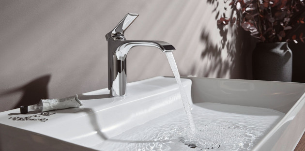 robinet cascade modèle vivenis de chez Hansgrohe