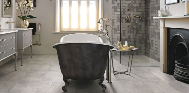 Salle de bains au look vintage