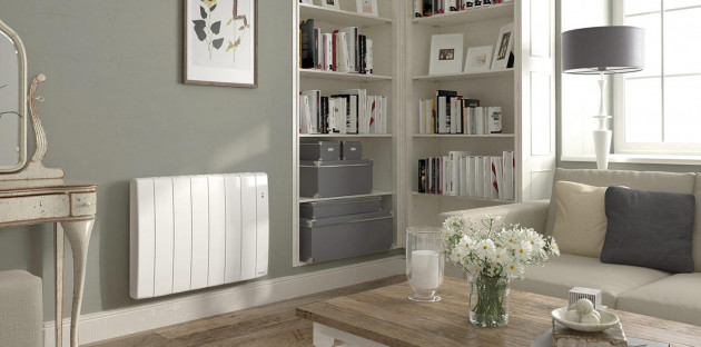 Chauffage horizontal blanc