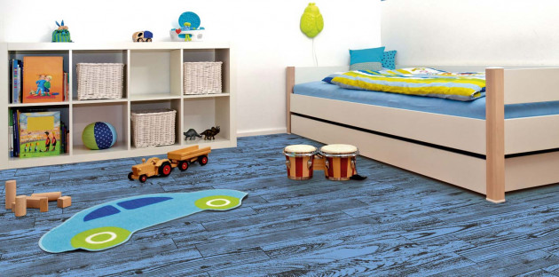 Carrelage imitation parquet couleur Graffitti