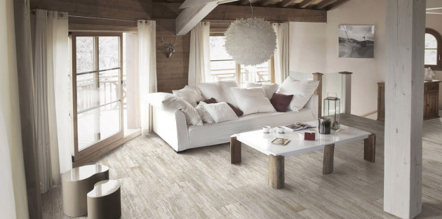 Carrelage imitation parquet Cerabati Mégève