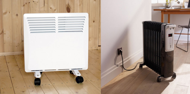 Chauffage d'appoint : bain d'huile et convecteur