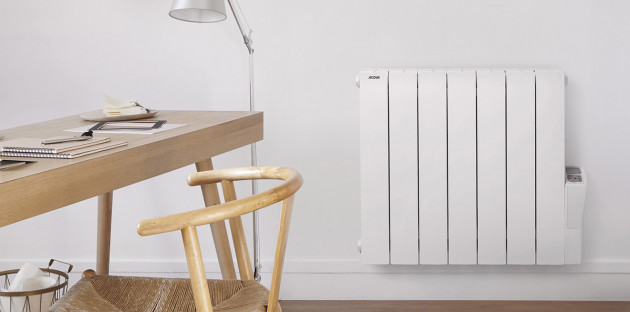 Radiateur horizontal blanc