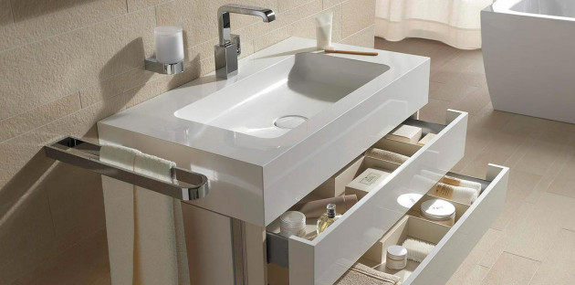 Sélection de meubles sous vasque avec tiroirs pour un rangement facilité