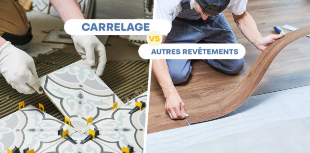 Image comparative carrelage et autres revêtements