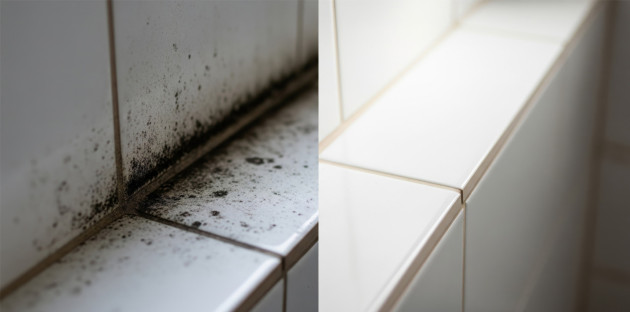 Avant après joints de carrelage