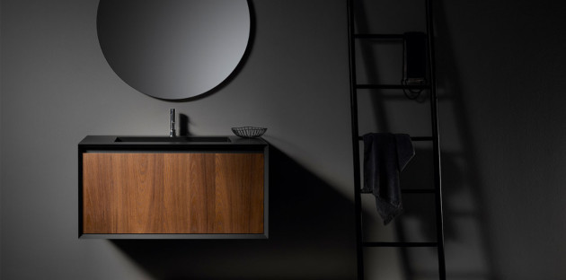 Meuble de salle de bains en bois