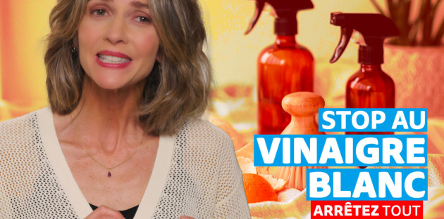 Le vinaigre blanc  n'est pas le produit d'entretien idéal dans une salle de bains