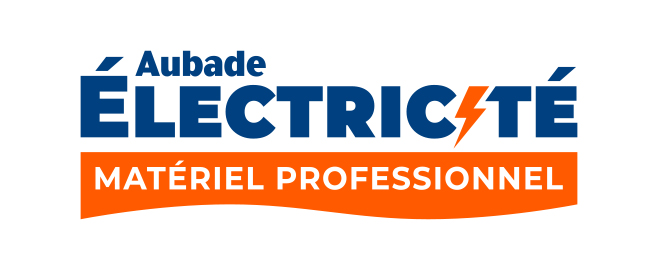 Logo Aubade Électricité Blanc