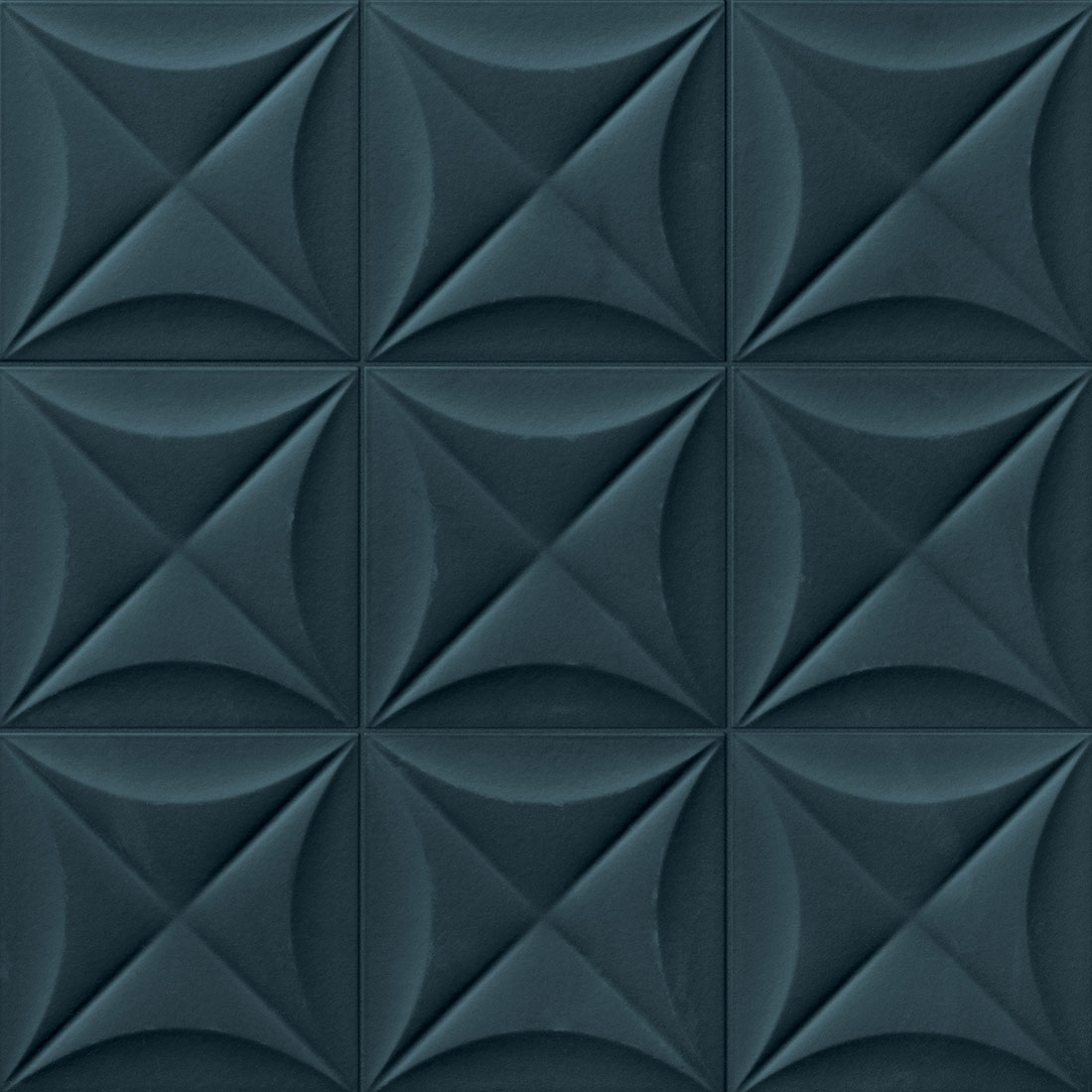 Carrelage en relief 4D de Marca Corona coloris bleu