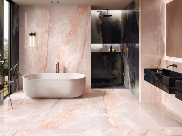 Carrelage Tele Di Marmo Onyx par Emil Ceramica