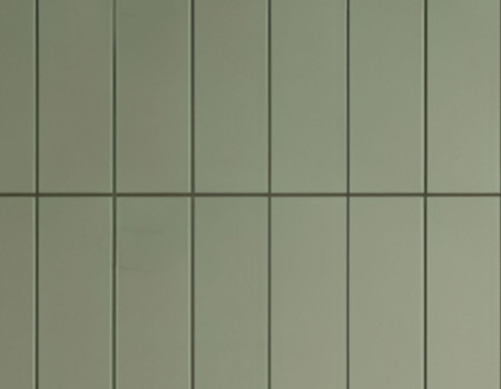 Texture façade de meuble strié, coloris kaki finition mat