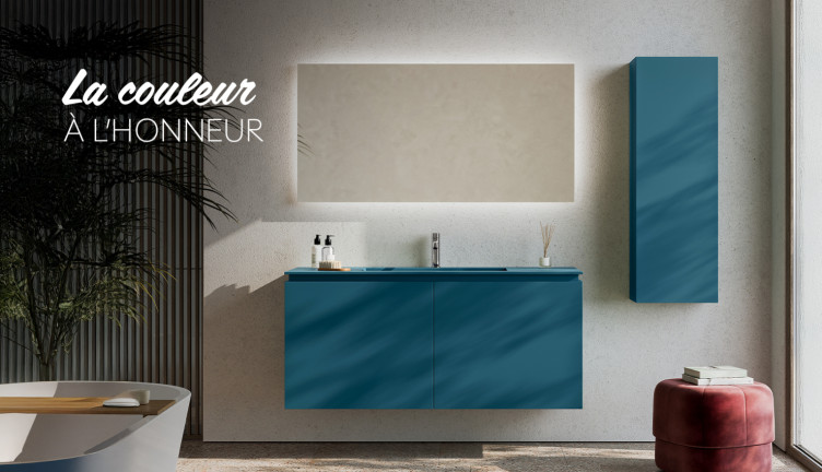 Meuble Florence de Karol coloris Bleu océan