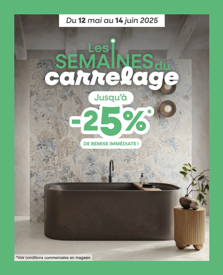 Slider les semaines du carrelage Espace Aubade 2025