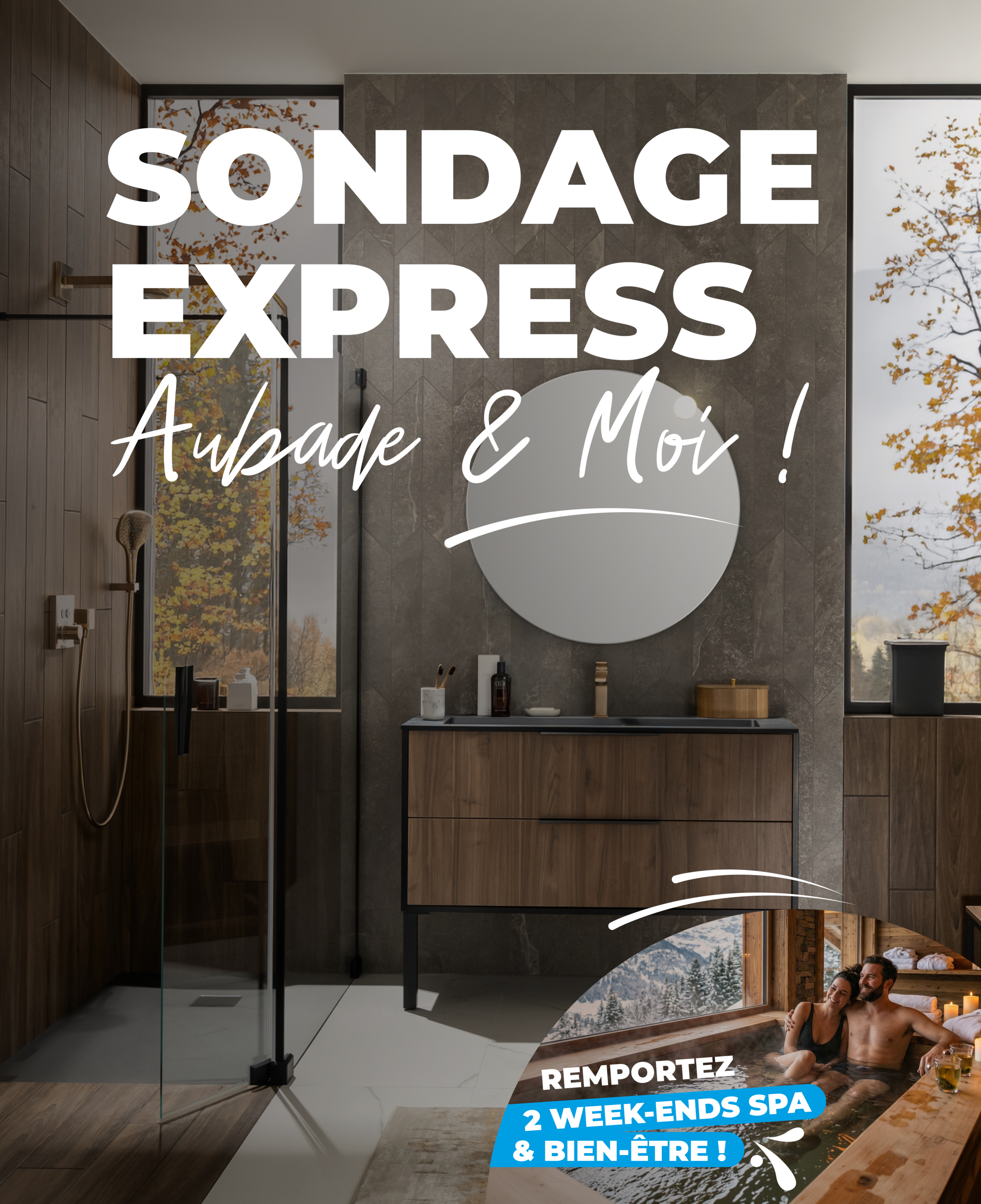 Slider sondage express Aubade & Moi 2026