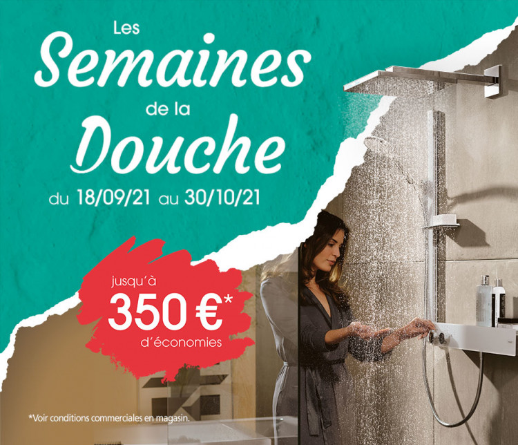 visuel promotionnel des semaines de la douche