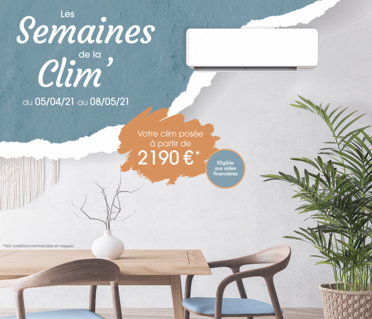 Les Semaines de la Clim chez Espace Aubade