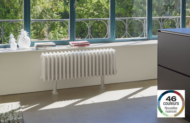 Radiateur électrique Vuelta d'Acova version horizontale et en finition blanc