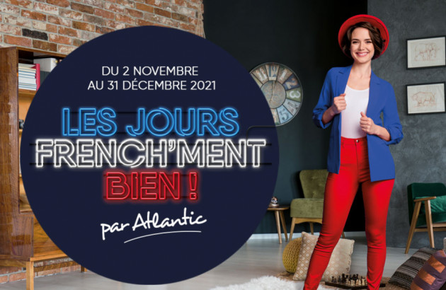 Une femme contente des Jours French'ment bien Atlantic