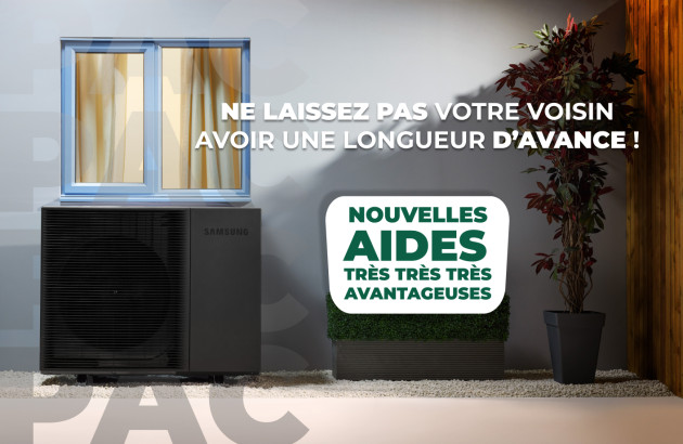 unité de pompe à chaleur installer sur une terrasse