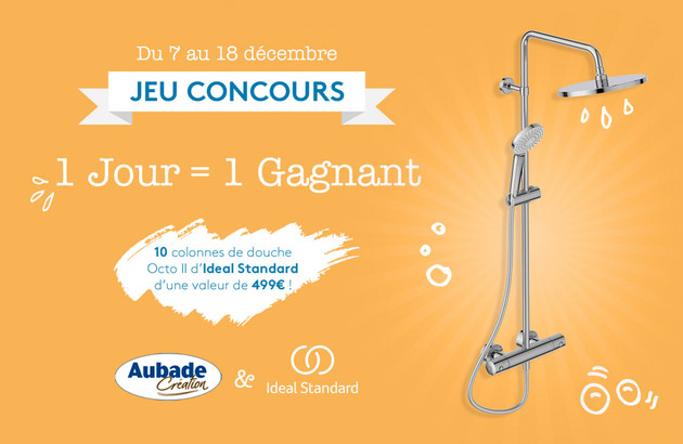 Jeu concours Colonne de Douche Octo II Ideal Standard