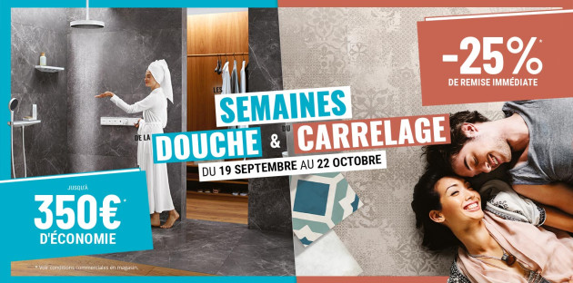 les semaines de la douche et du carrelage