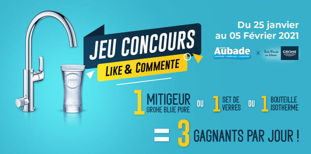 Jeu Concours Grohe Blue Pure