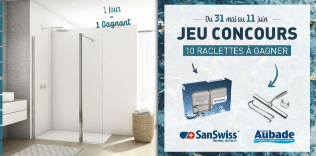 Jeu Concours SanSwiss : raclette parois de douche