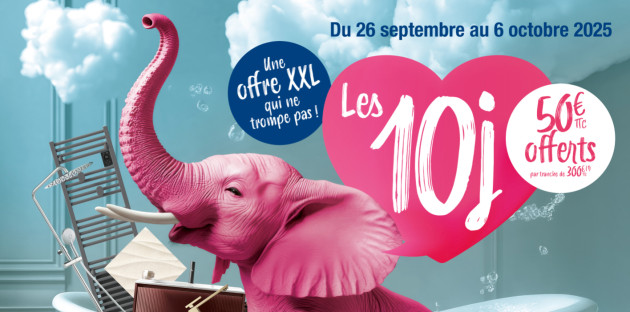 Thumbnail 10j Espace Aubade 2025, éléphant rose et produits de salle de bains