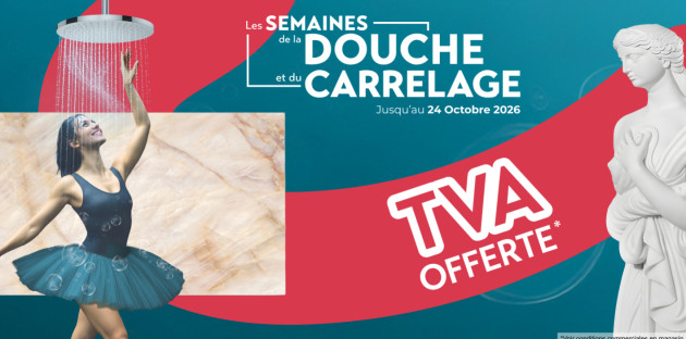 Image de présentation les semaines de la douche et du carrelage 2026