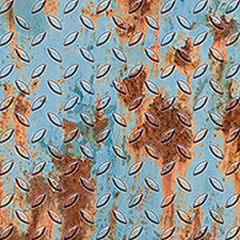 Carrelage Inspiration Métal par BatiOrient en Bleu