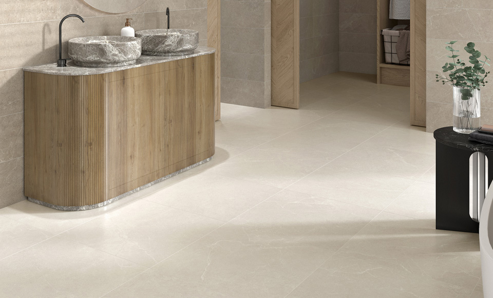 Carrelage Saragosse Sélection Aubade Cream