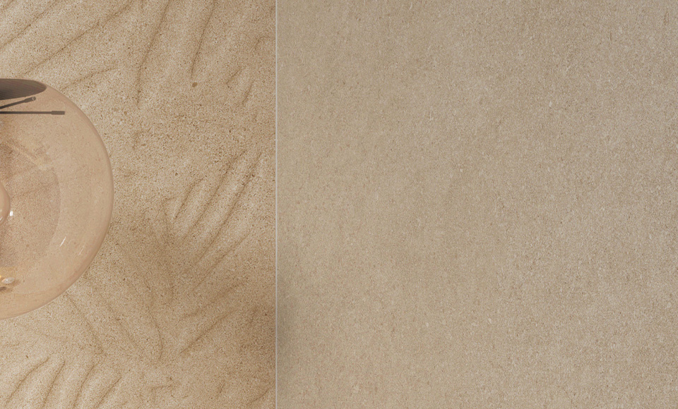 Faïence Paola par Sélection Audabe format 60 x 120 cm en coloris Cream