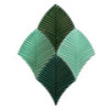 Céramique Feuilles Mix vert par Bati Orient