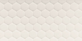 40x80<br>Hexagon White