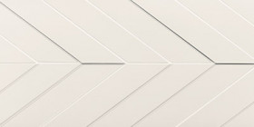 40x80<br>Chevron White Decor