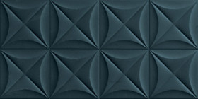 20x20<br>Flower Deep Blue