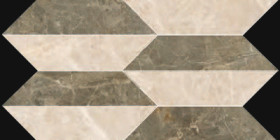 Décor Suveya par La Fenice en coloris Meraky mix Emperador Breccia