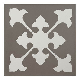 Décor Bati-Orient Inspiration Ciment Blanc Cassé, Taupe