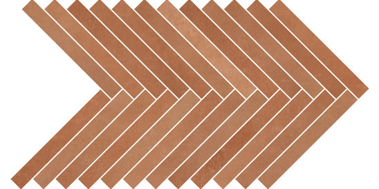 Décor Crete par Cerdomus en coloris Fascia Spina Terracotta