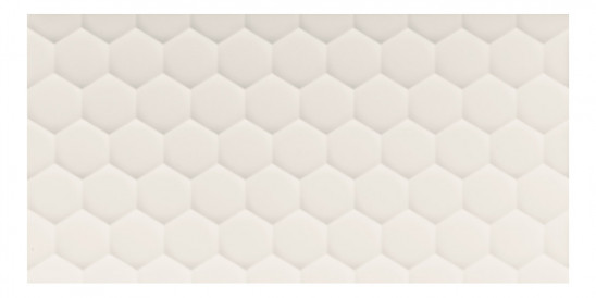 40x80<br>Hexagon White