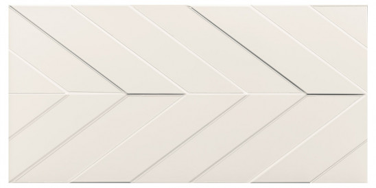 40x80<br>Chevron White Decor