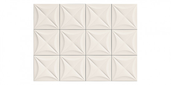 20x20<br>Flower White