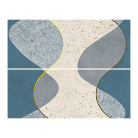 Décor Chromatica par Fincibec en coloris Tide