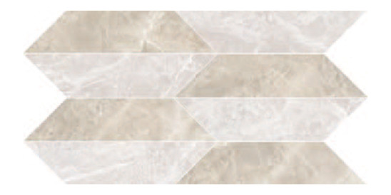 Décor Suveya par La Fenice en coloris Meraky mix Botticino Reale