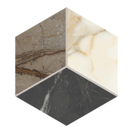 Décor Scultorea par Marca Corona en coloris Esagona Scutorea Mix Warm