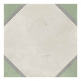 Décor Marca Corona Terra.Art Ottagono Sabbia/Menta