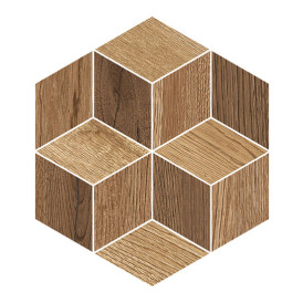 Décor Nordic Wood par Novabell en coloris Esagona 3D Walnut Blonde Brown