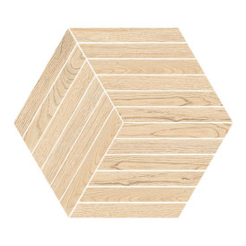 Décor Nordic Wood par Novabell en coloris Esagona Bachette Almond