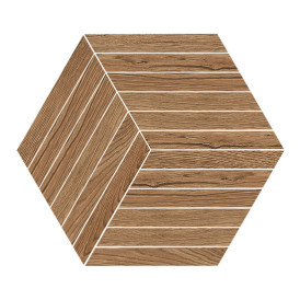 Décor Nordic Wood par Novabell en coloris Esagona Bachette Walnut